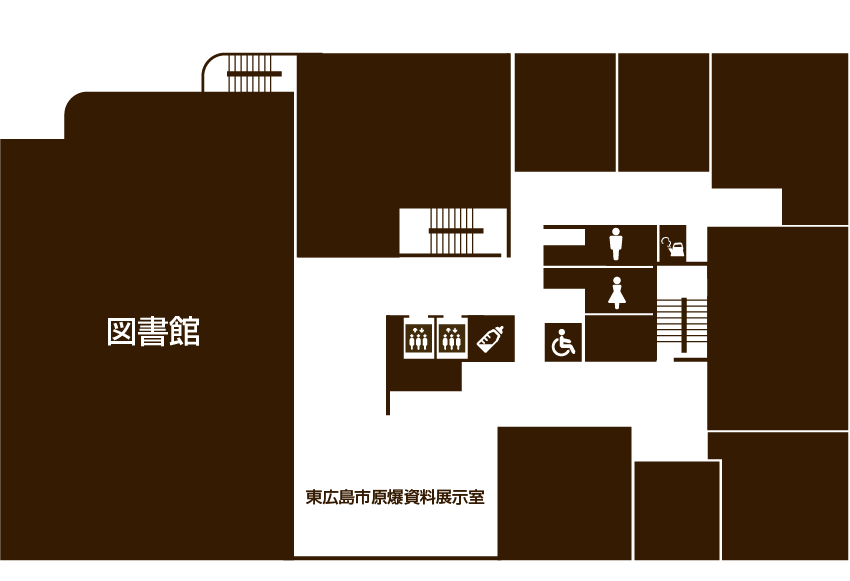 東広島市市民文化センター2階地図